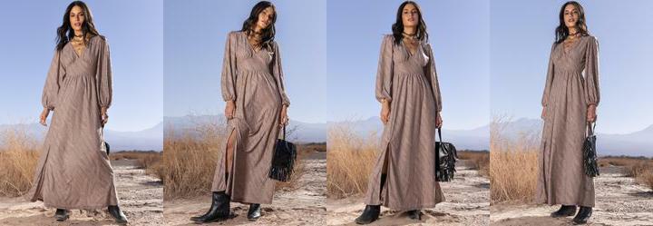 Vestido em Malha Jacquard Texturizada