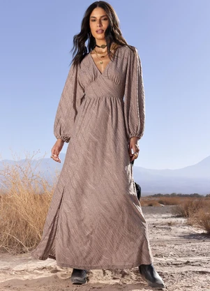 Quintess - Vestido  em Malha Jacquard Texturizada - QUINTESS