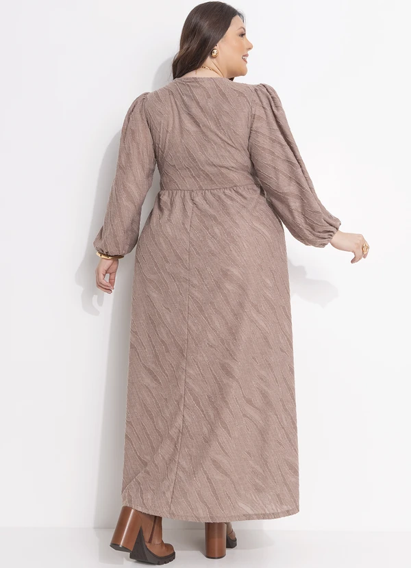 Quintess - Vestido  em Malha Jacquard Texturizada 3