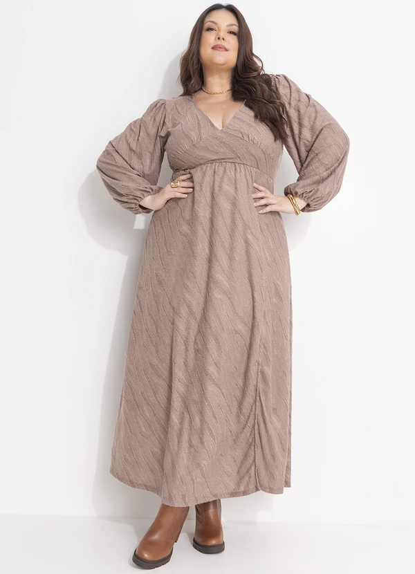 Quintess - Vestido  em Malha Jacquard Texturizada 2