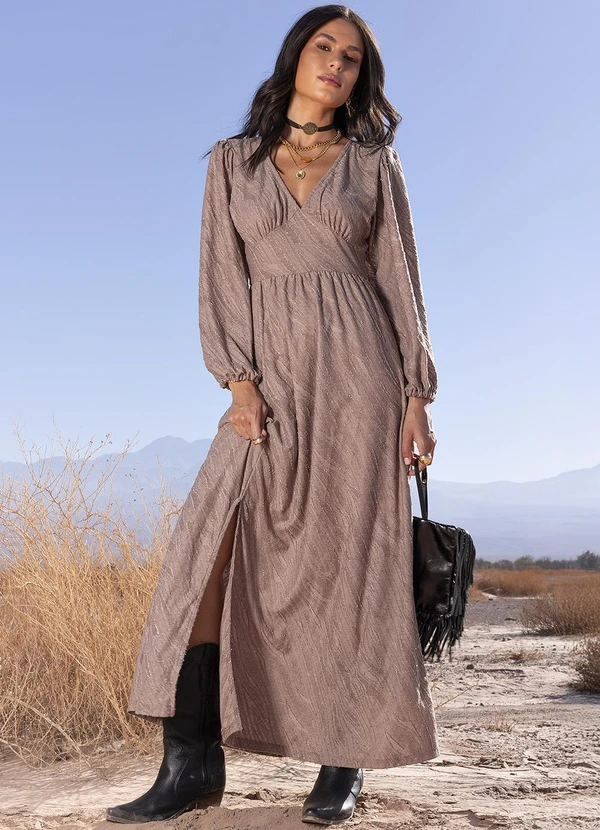 Quintess - Vestido  em Malha Jacquard Texturizada 11