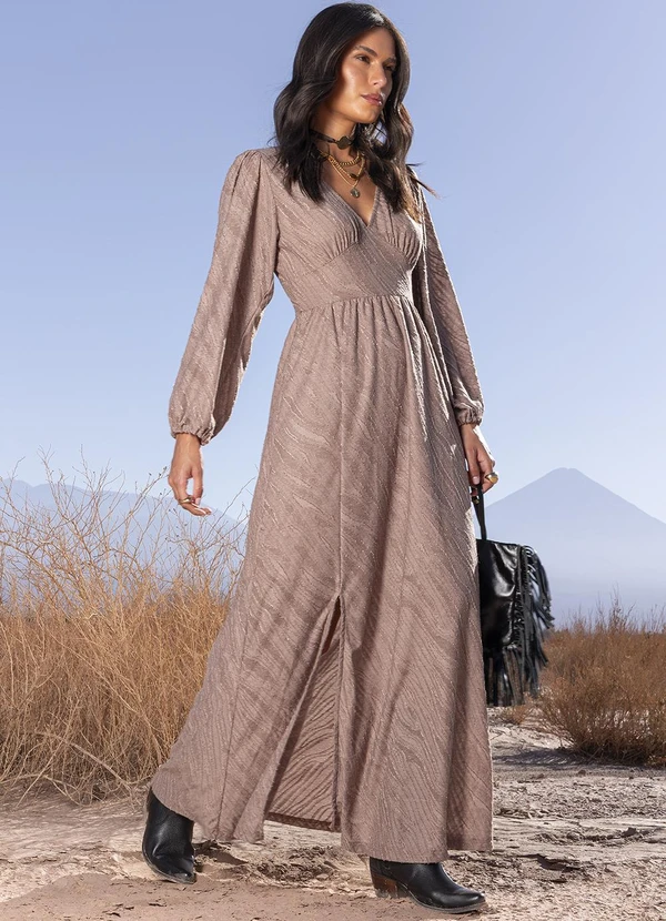 Quintess - Vestido  em Malha Jacquard Texturizada 9