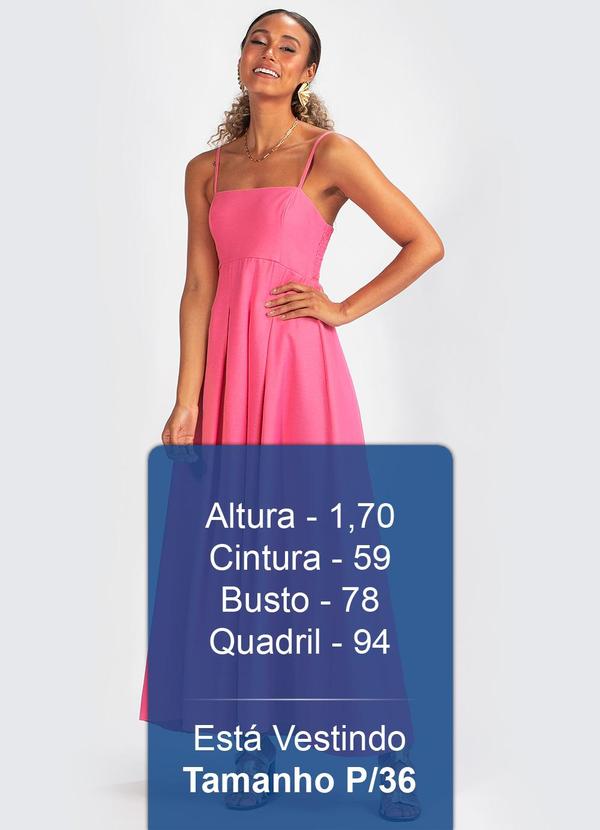 Farm - Vestido em Viscolinho Rosa 5