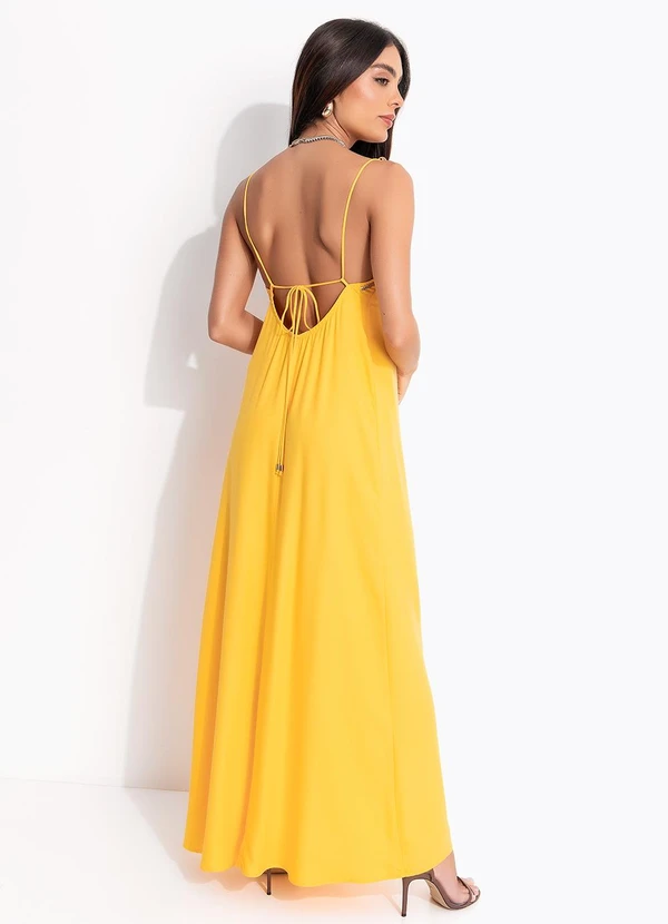 Colcci - Vestido em Viscose Amarelo 2