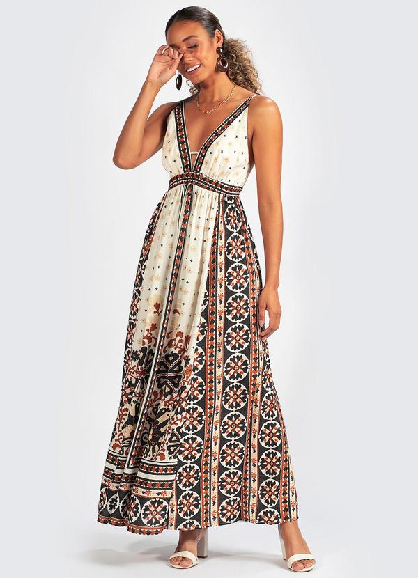 Farm - Vestido em Viscose Doralice Estampado