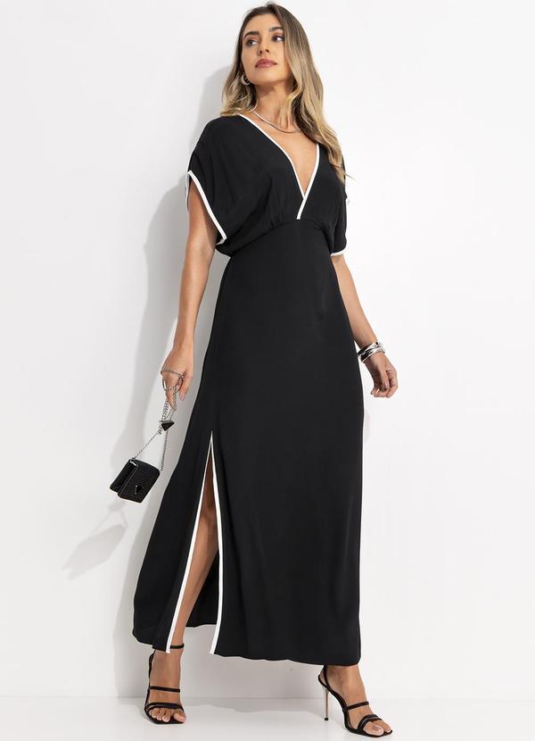 Colcci - Vestido em Viscose Preto