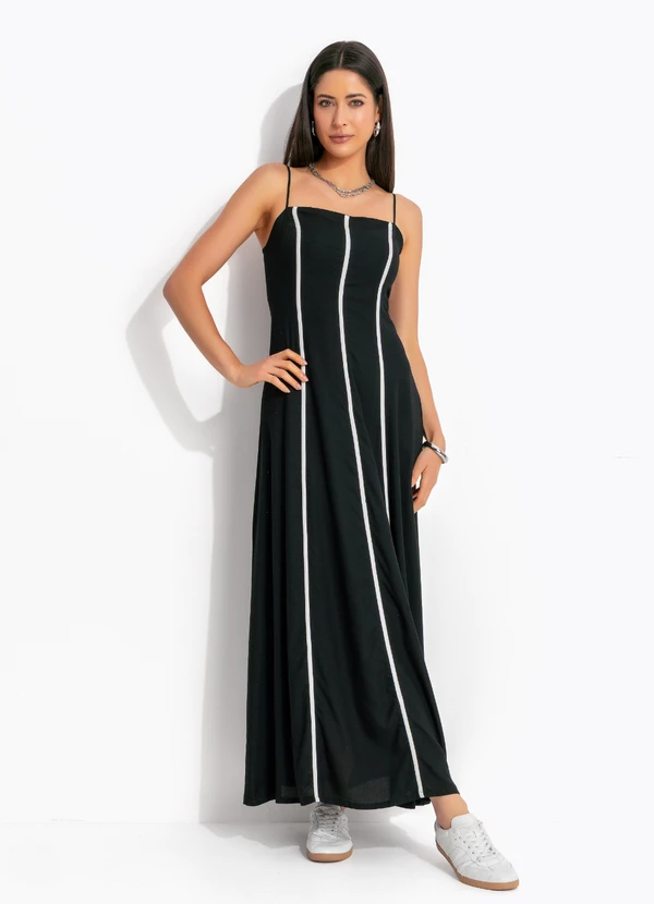 Colcci - Vestido em Viscose Preto