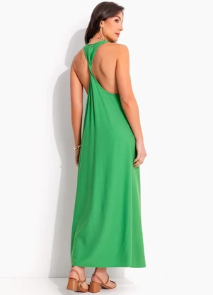 Colcci - Vestido em Viscose Verde - COLCCI