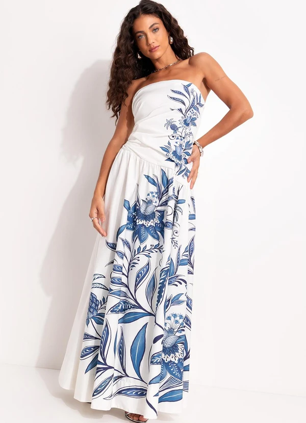 Farm - Vestido Engenharia Nina Bege 4