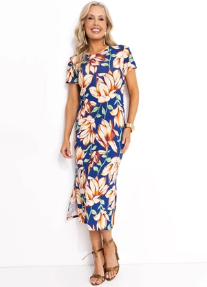 Bimini - Vestido Estampado em Malha de Viscose - BIMINI
