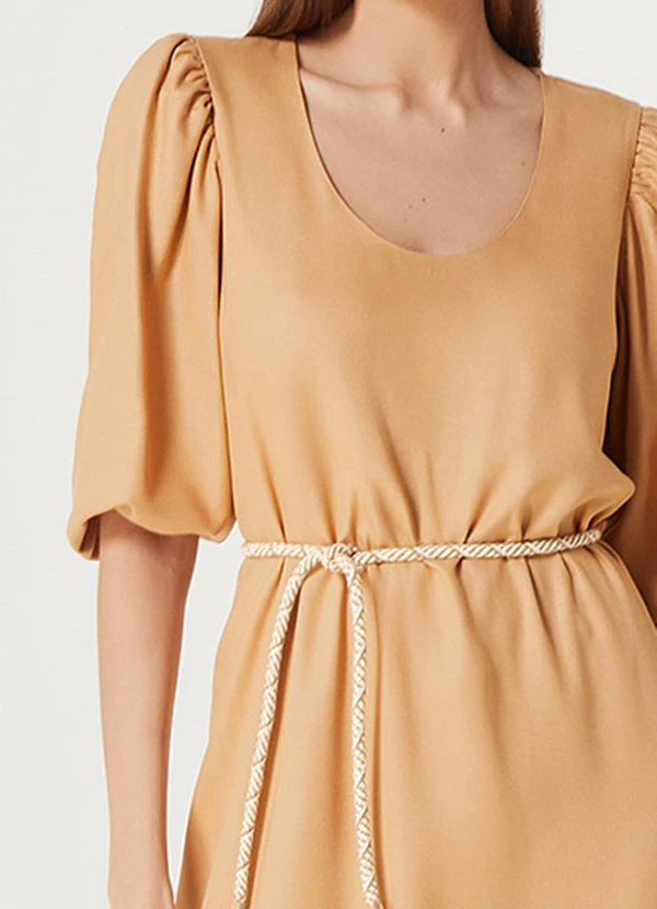 Hering - Vestido Fem Marrom Medio 3