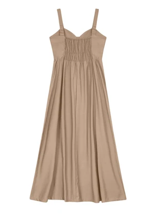 Essendi - Vestido Feminino em Alfaiataria Marrom - ESSENDI