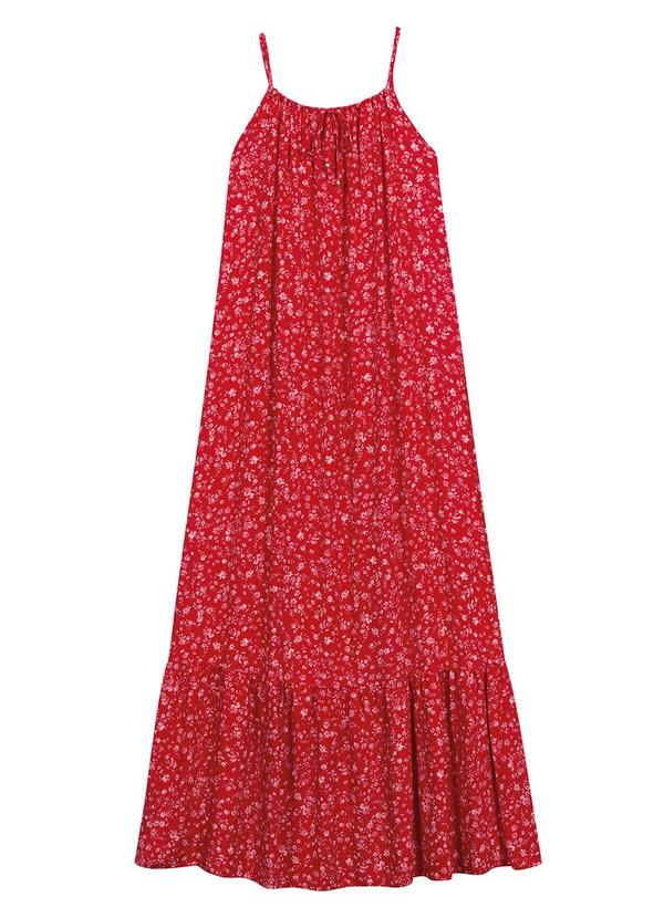 Marialícia - Vestido Feminino Floral Miudo Rosa 3