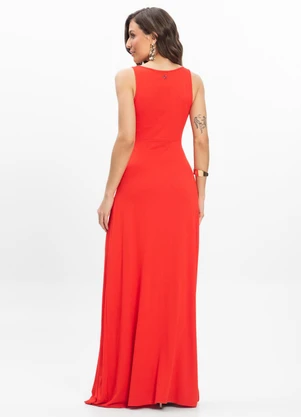 Endless - Vestido Feminino Longo Laranja - ENDLESS
