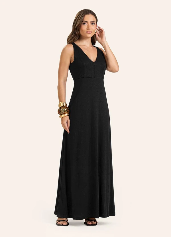 Endless - Vestido Feminino Longo Preto 3