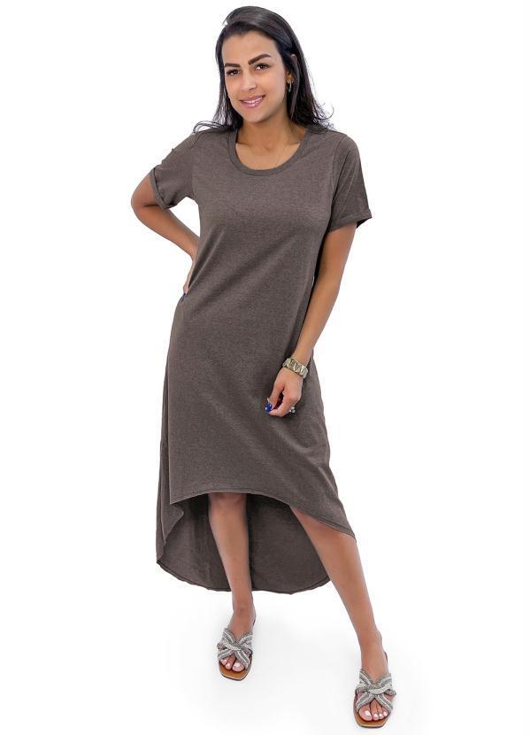 Up Close - Vestido Feminino Paola Marrom