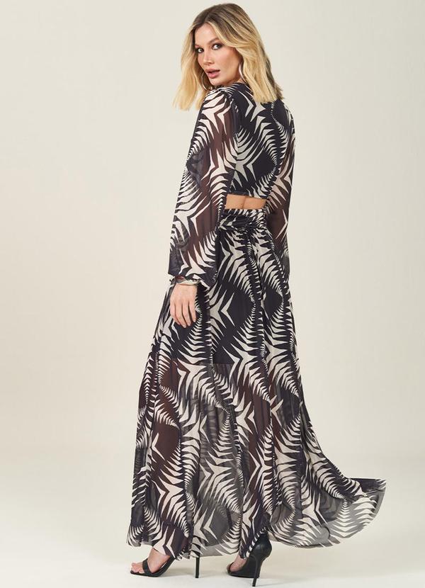 Doce Trama - Vestido Feminino Preto 2