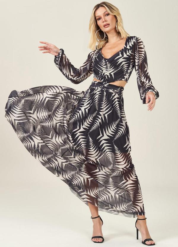 Doce Trama - Vestido Feminino Preto 3