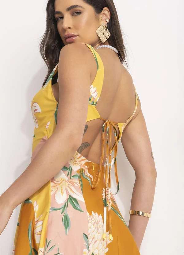 Farm - Vestido Floral Alice Amarelo 5