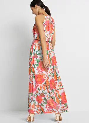 bonprix - Vestido Floral Grande em Tule - BONPRIX