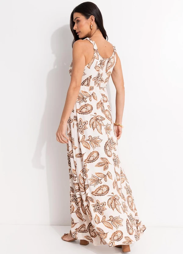 Quintess - Vestido Floral Paisley em Malha de Viscose 2