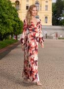 VESTIDO (FLORAL PINCELADO) EM MALHA FRIA