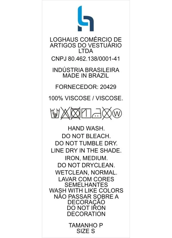 Quintess - Vestido Floral Preto em Viscose Plana 7