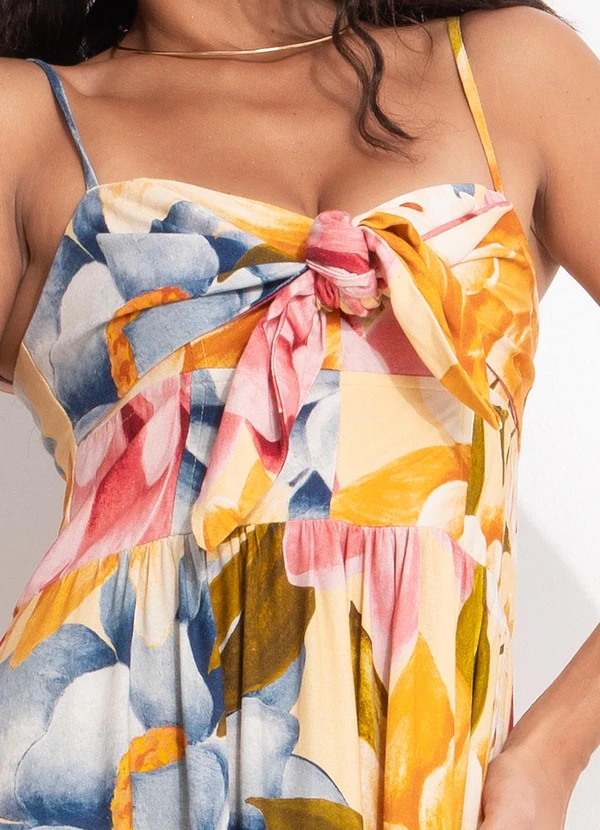 Farm - Vestido Floral Rebeca Amarelo 4