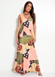 Vestido Folhagem Org�nica em Canelado