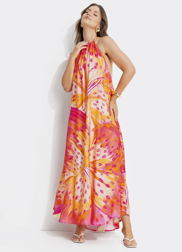 Farm - Vestido Frente Única Lirio Tropical 3