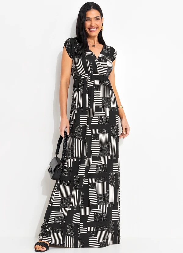 bonprix - Vestido Geométrico em Malha de Viscose 3