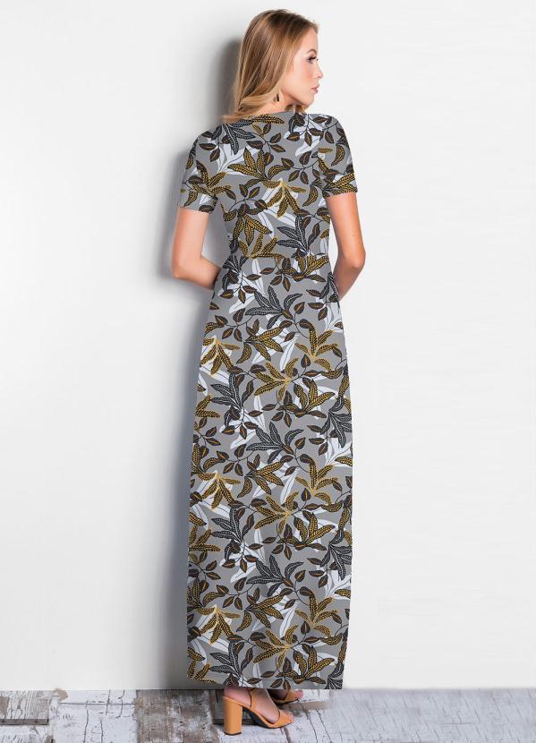 Rosalie - Vestido Helma Cinza 1