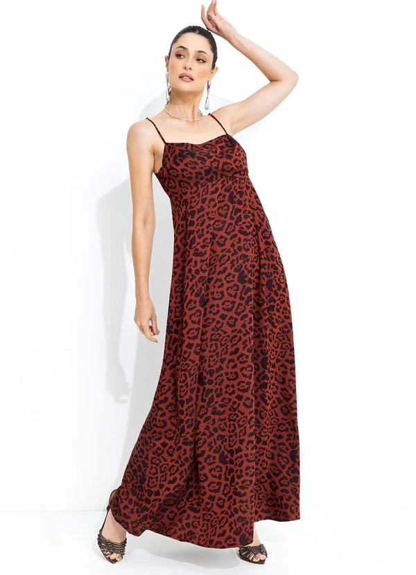 Colcci - Vestido Jacquard Marrom 6