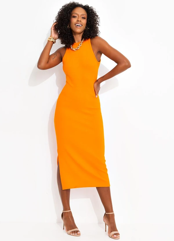 Colcci - Vestido Laranja