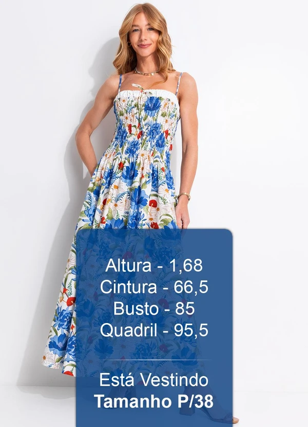 Farm - Vestido Lástex Flor de Cogumelo Off White 6