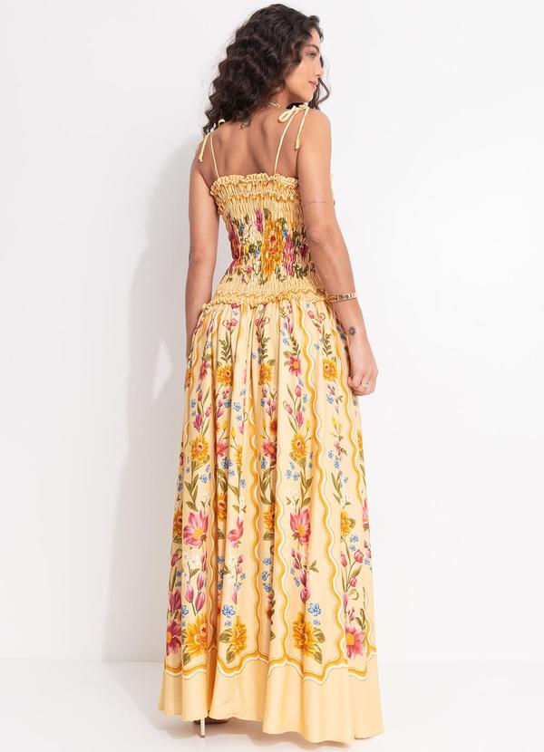 Farm - Vestido Lastex Floral Mari Amarelo 2