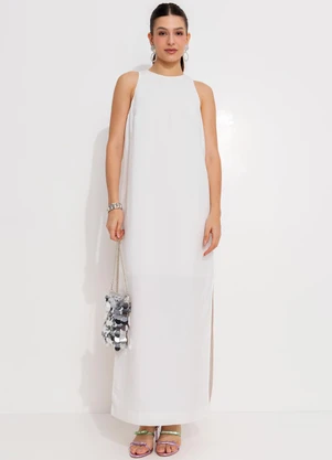 Colcci - Vestido Linho Bege - COLCCI