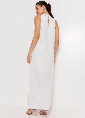 Colcci - Vestido Linho Bege - COLCCI