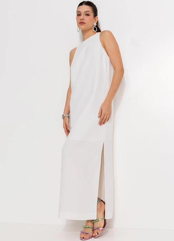 Colcci - Vestido Linho Bege 3