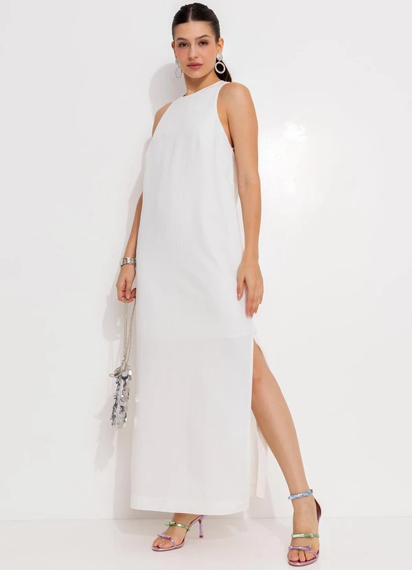 Colcci - Vestido Linho Bege 4