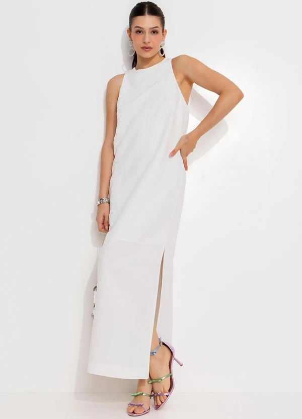 Colcci - Vestido Linho Bege 6