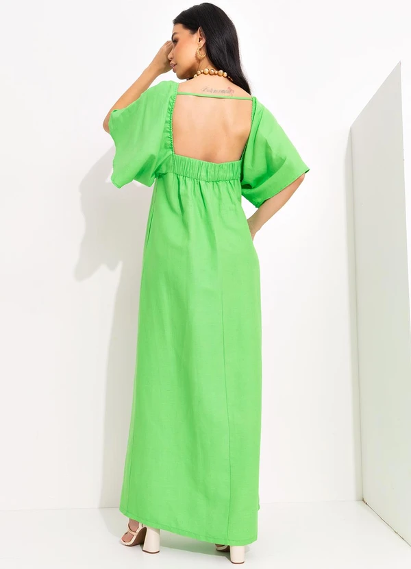 Forum - Vestido Linho Verde 2