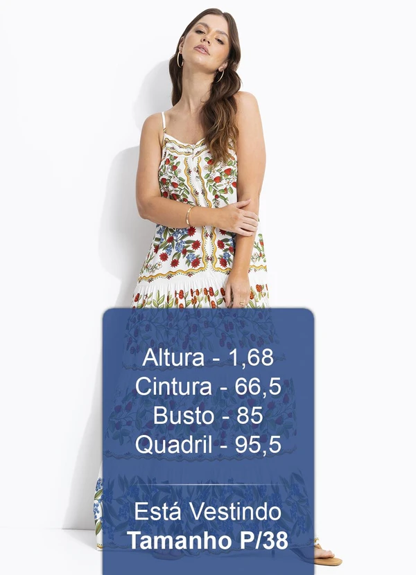 Farm - Vestido Longo Amor de Fruta Off White 5