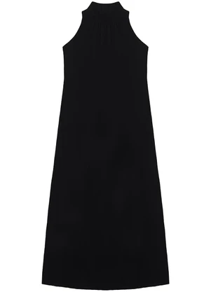Enfim - Vestido Longo Amplo Preto - ENFIM