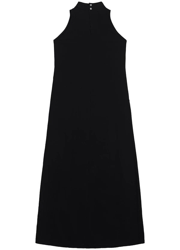 Enfim - Vestido Longo Amplo Preto 2