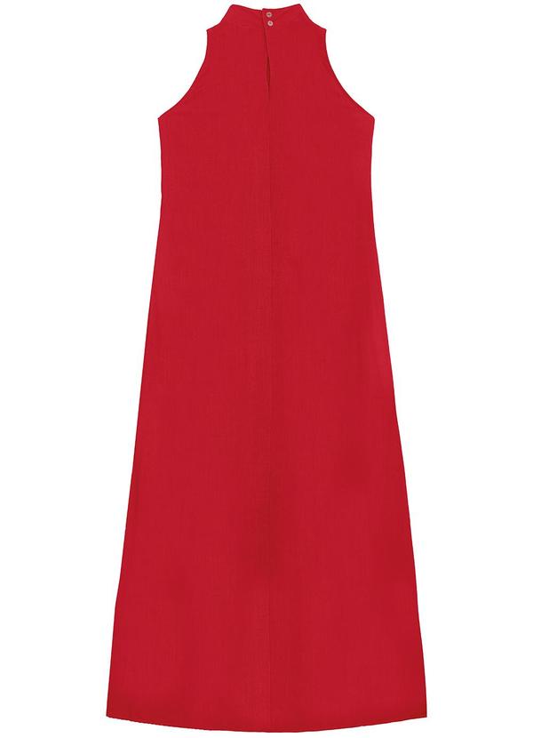 Enfim - Vestido Longo Amplo Vermelho 3