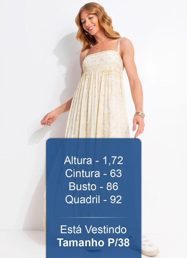 Farm - Vestido Longo Aventureiro Bege 6