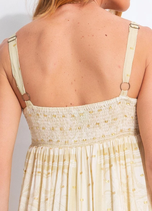 Farm - Vestido Longo Aventureiro Bege 7