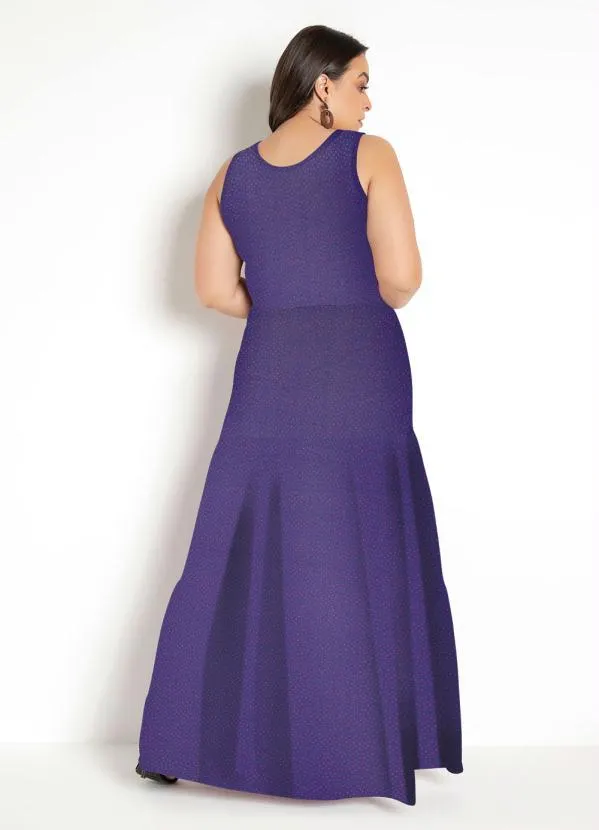 Moda Pop - Vestido Longo Azul 4