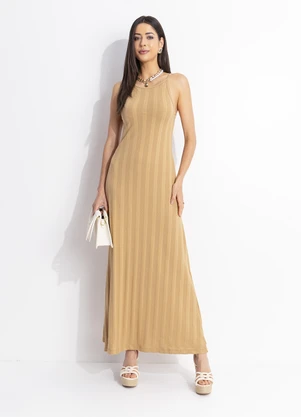 Colcci - Vestido Longo Bege - COLCCI